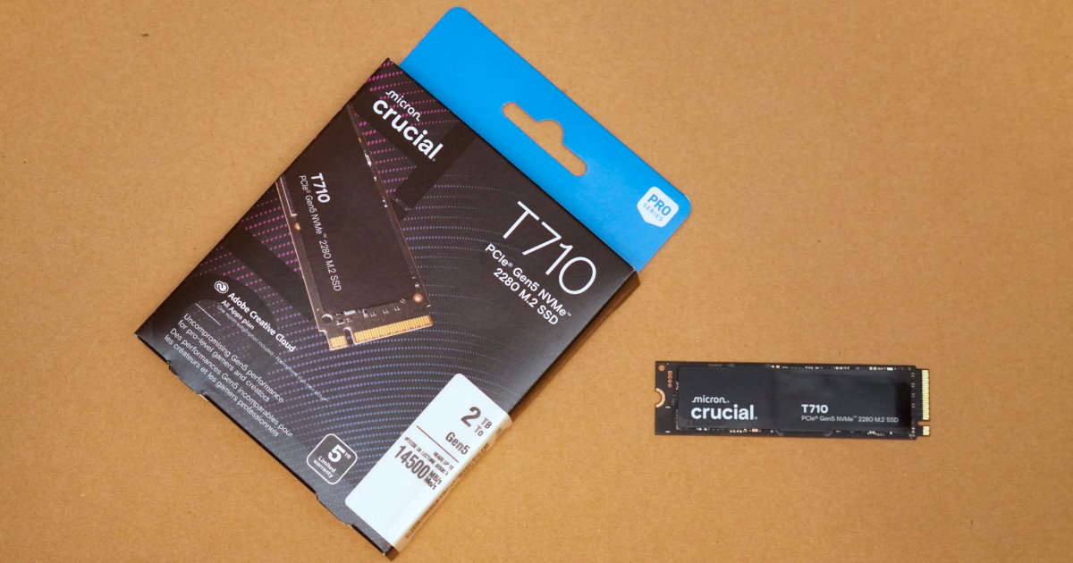 Crucial T710固態硬碟效能實測:全方位PCIe Gen 5戰將登場