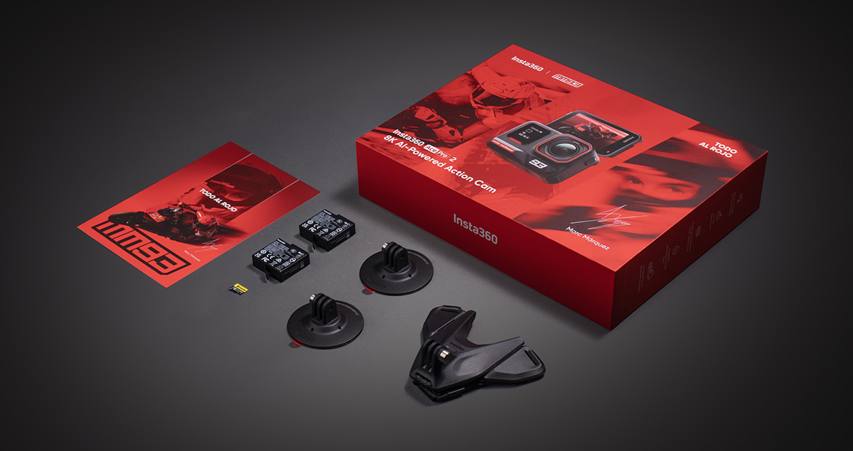 Insta360 攜手 MotoGP 傳奇賽車手 Marc Márquez 推出限量聯名 Ace Pro 2 MM93