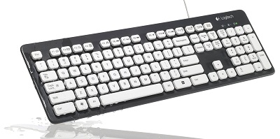 羅技可洗式鍵盤K310 預防諾羅病毒找上身  鍵盤當然也要洗澎澎