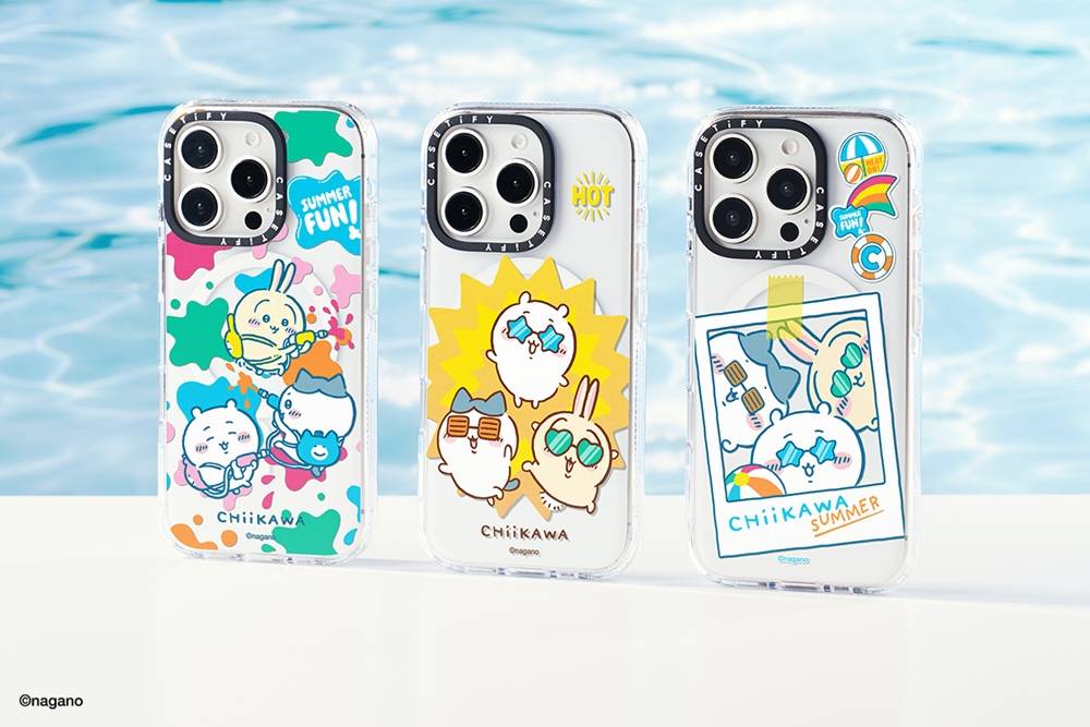 CASETiFY 攜手吉伊卡哇推夏日聯名系列,可客製手機殼與多款電子配件