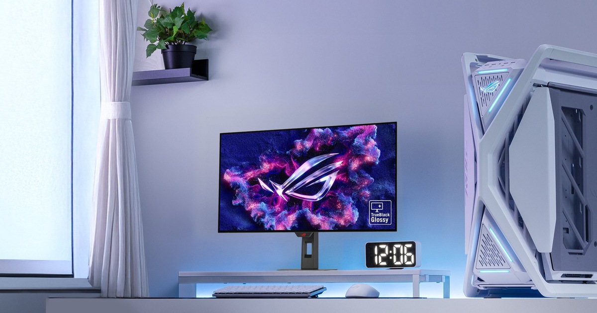 ROG 推出全球首款 TrueBlack Glossy 4K WOLED 電競螢幕,建議售價 29,900 元起