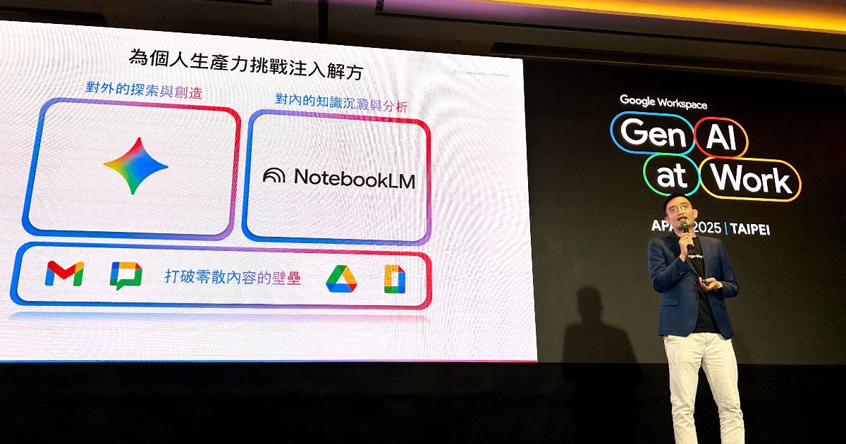 Google Workspace AI 功能解析，透過內建 Gemini 提升工作效率
