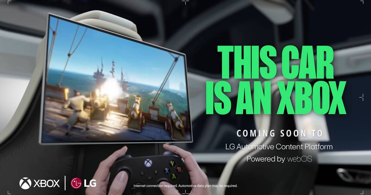 你的車就是 Xbox！微軟宣布與 LG 合作，將 Xbox 雲端串流遊戲帶入車用平台