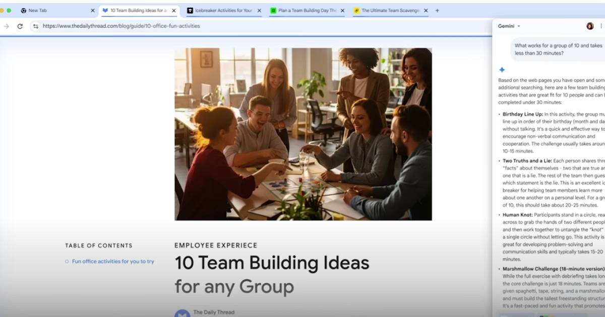 Google 推出 Chrome 有史以來最大 AI 升級!10 項新功能讓瀏覽器變聰明、懂你又安全