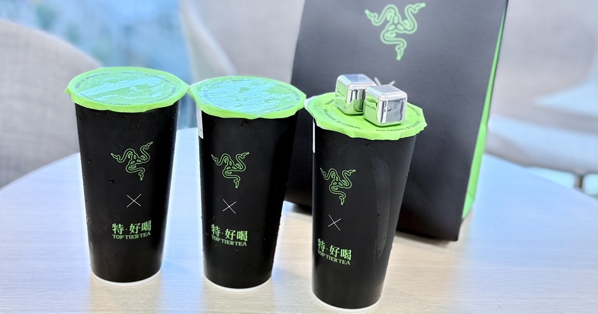 Razer 跨界手搖飲！「特．好喝」推曜黑抹茉新品，再抽 15 萬電競周邊