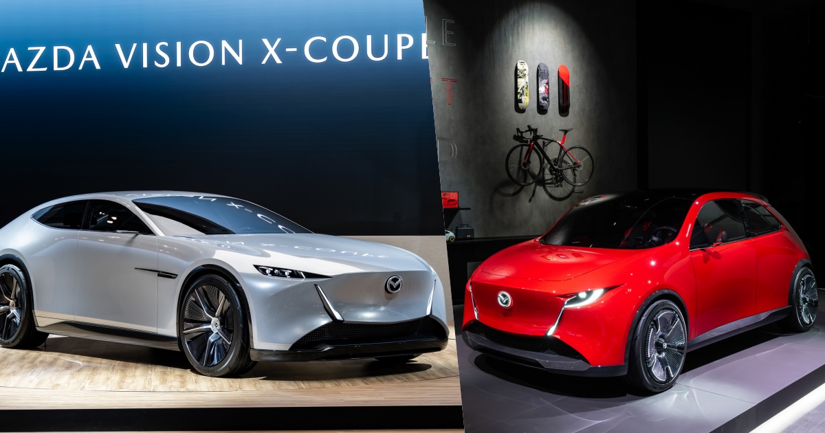 Mazda 雙概念車 Vision X-Coupe / X-Compac 首度亮相!結合碳中和燃料、行動碳捕捉與感知型 AI 科技