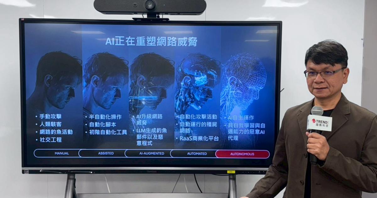 AI駭客時代來臨？趨勢科技示警2026資安三大危機