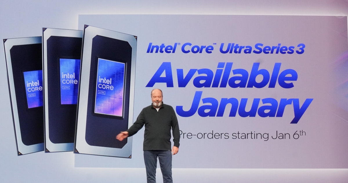 【CES 2026】Intel發表Core Ultra 3系列處理器，1月27日正式上市