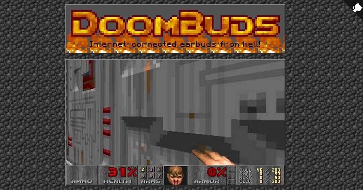 萬物皆可 Doom？神人竟把《毀滅戰士》移植到「藍牙耳機」上，還開網頁直播給大家玩