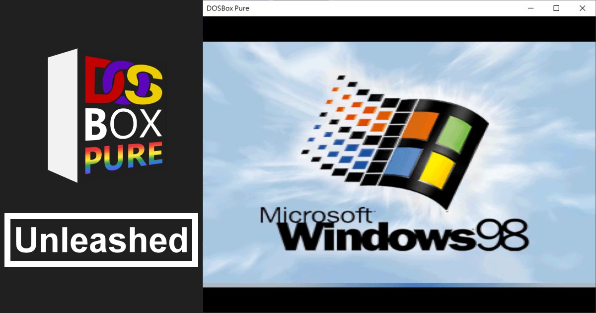 Windows 98復活：在DOSBox Pure Unleashed安裝Windows 98