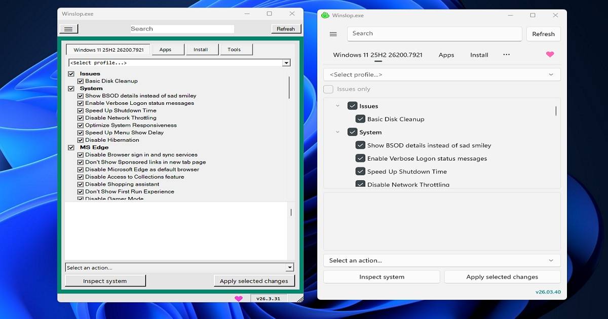擺脫Win11臃腫！「瘦身神器」Winslop介面大翻新，告別復古風擁抱WinUI 3！