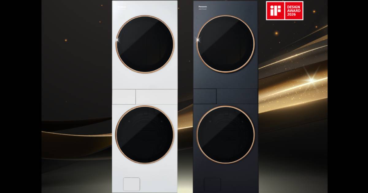 Panasonic AI 智慧雙控洗烘衣機在台上市！一體極簡設計＋Heat Pump 烘乾打造智慧洗衣新體驗