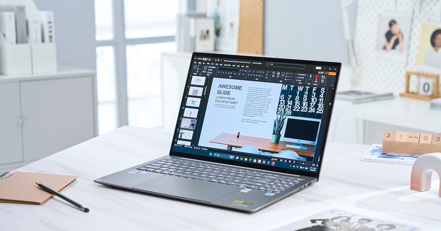 Acer Swift 16 AI 開箱實測：大螢幕超輕薄、全新 Intel Core Ultra 系列 3 處理器效能頂尖、最大觸覺回饋觸控板讓操控手感更升級！