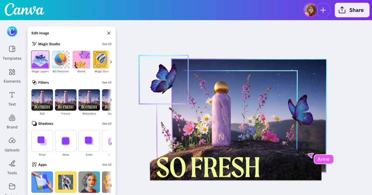 Canva 推出「魔術圖層」，直接幫你把 NotebookLM 生成的簡報、資訊圖表變成可編輯的元素
