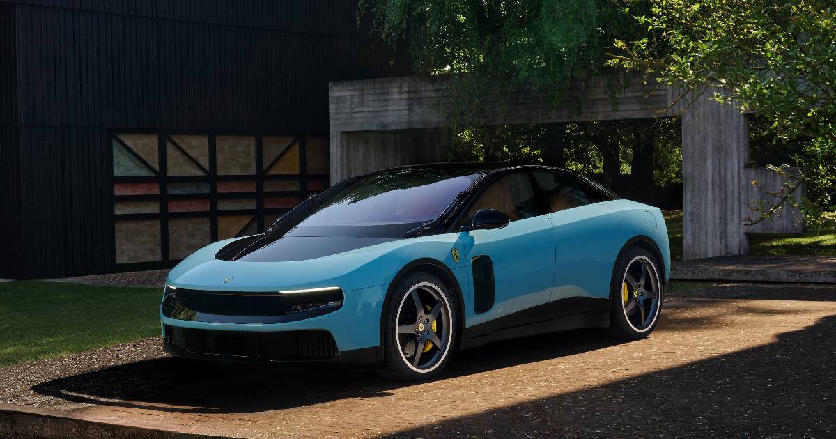 法拉利首款純電車 Ferrari Luce 亮相：四馬達、122 kWh 電池，續航逾 530 公里