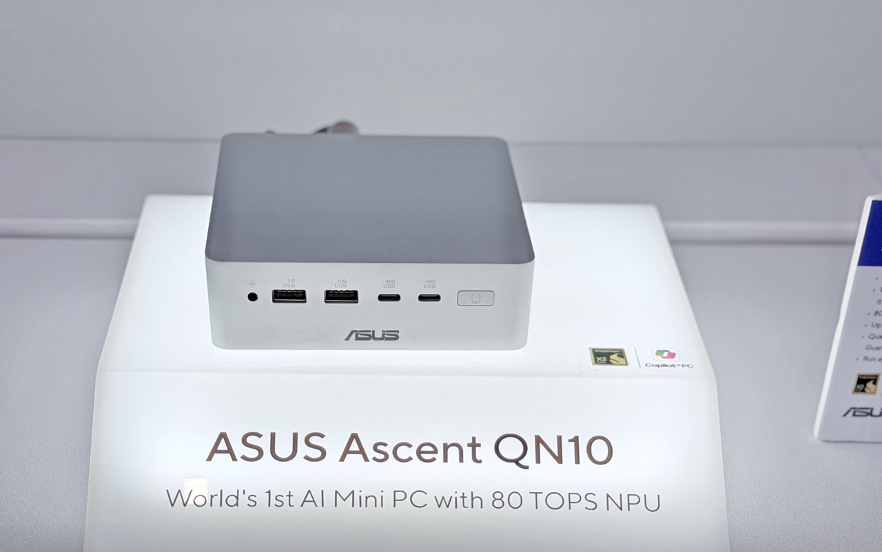 【COMPUTEX 2026】ASUS Ascent QN10 亮相！全球首款搭 Snapdragon X2 Elite 的 mini PC