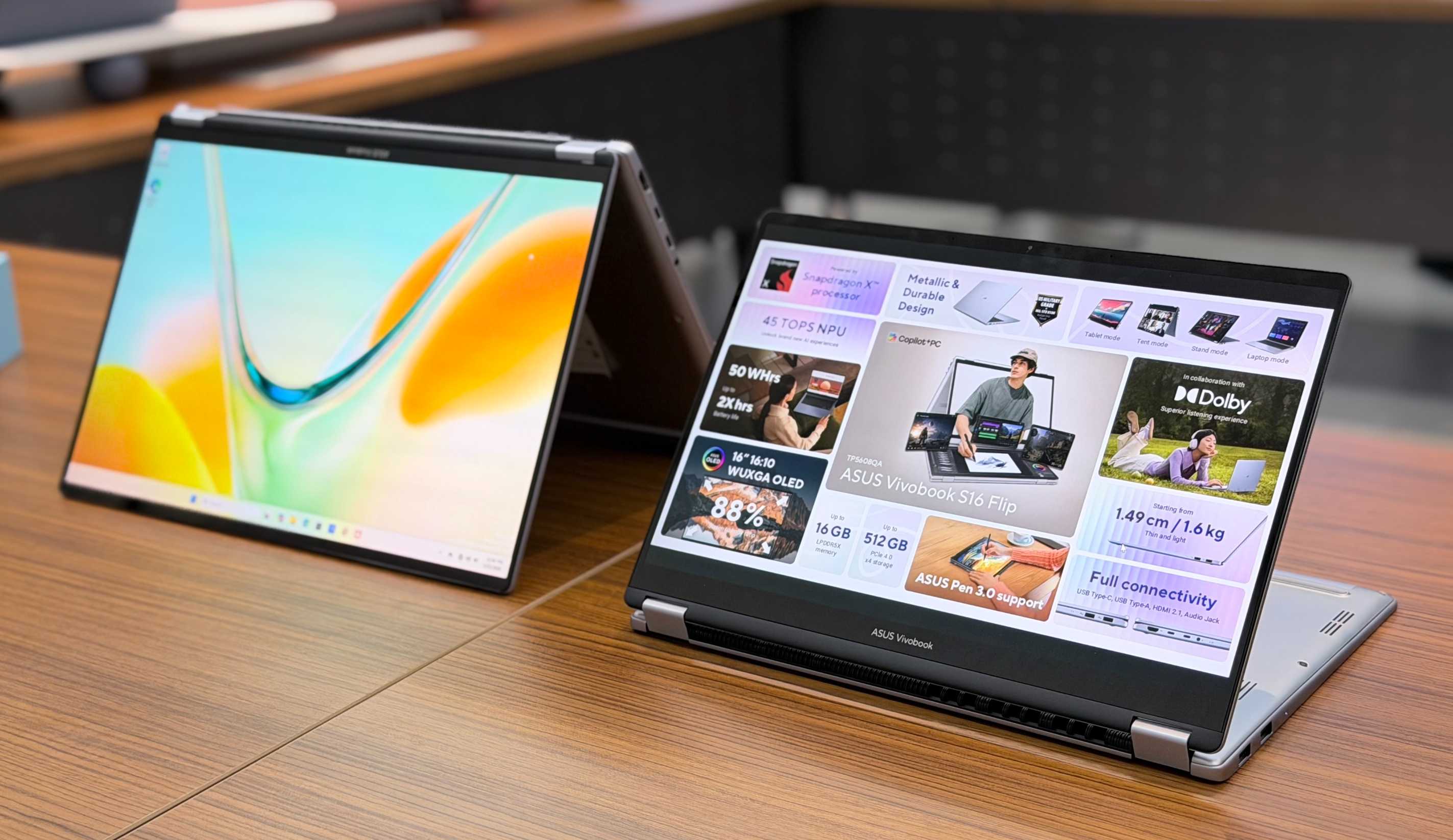【COMPUTEX 2026】ASUS Vivobook S14、S16 與 S Flip 系列，導入 Snapdragon X2 Elite 與 Zenni Claw AI 助理