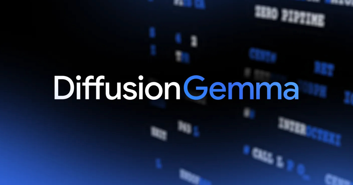Google 推出 DiffusionGemma 實驗模型，文字生成速度最高快 4 倍
