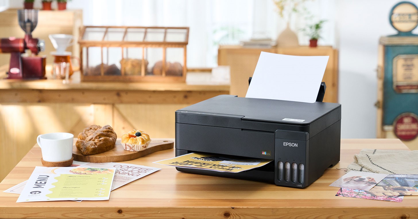 零售業老闆的好隊友，同級體積最小連供印表機 Epson L3310 / L3316，5 萬張耐用度成本超划算！(同場加碼 L1310)