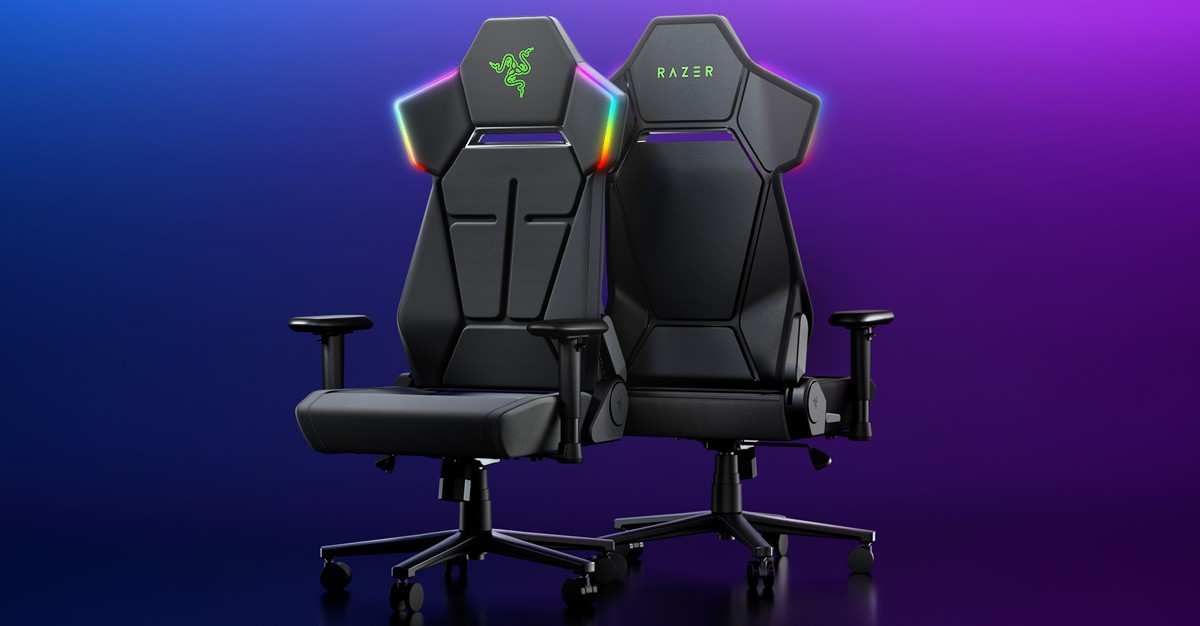 Razer Soma Chroma 新登場！首款 RGB 電競椅支援 300 款遊戲燈效互動，售價 18,290 元