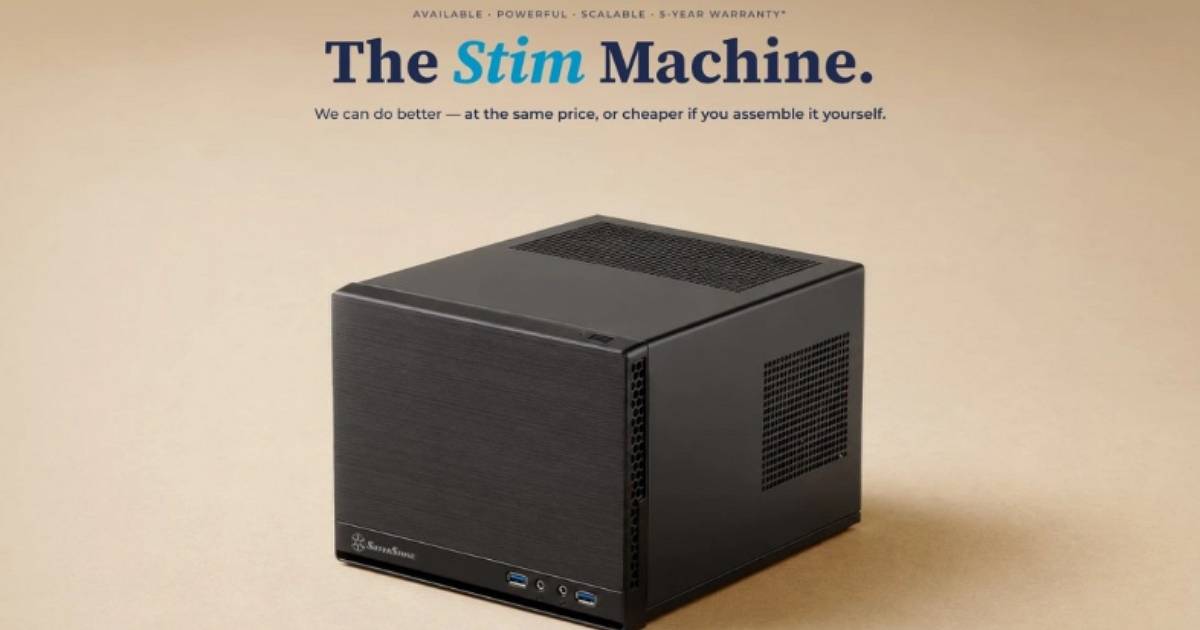 法國廠商推出 Stim Machine 致敬 Steam Machine，價位相同效能卻超越70％！