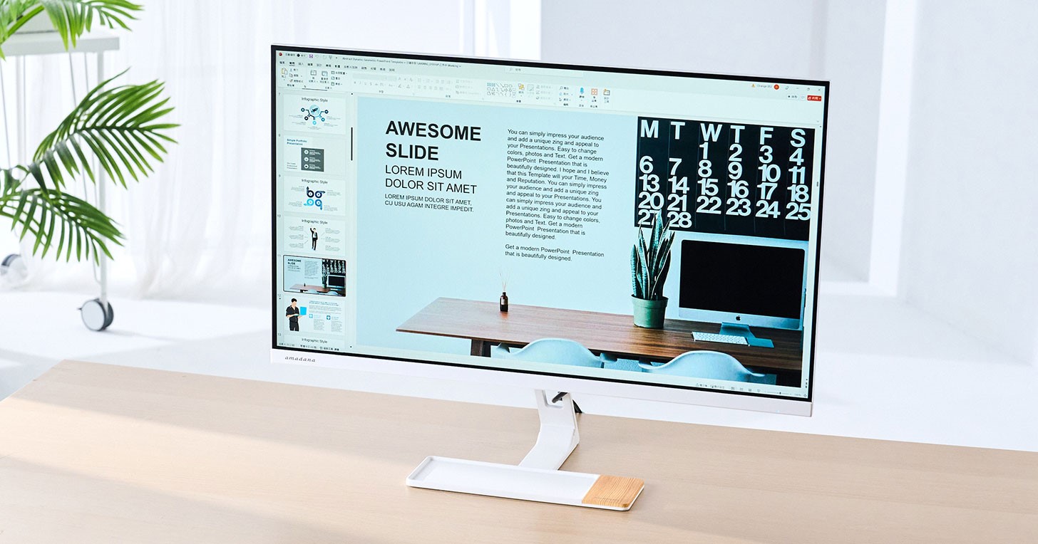 Acer amadana 27ART0 顯示器開箱實測：日系極簡風格融入，美型工藝與出色視覺兼顧！