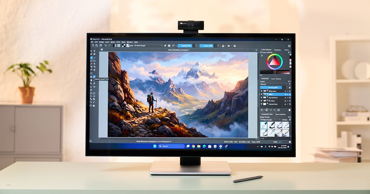 Acer ProCreator PE320QXT 專業繪圖顯示器開箱評測：量子點顯色 IPS 鏡面呈現 6K 極致細節，細膩多點觸控讓靈感盡情揮灑！