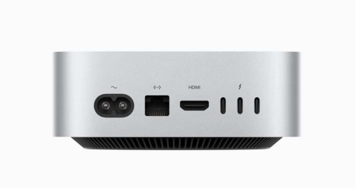 蘋果新款 Mac mini 外接螢幕規格大升級：支援 4K 165Hz 高更新率與 DisplayPort 2.1 傳輸