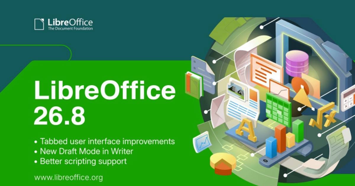 LibreOffice 26.8正式發表！主打「零AI、零雲端」回歸純粹　三大亮點守護你的文件隱私