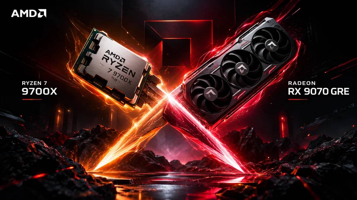 1440p 遊戲主機的聰明答案：AMD Ryzen 7 9700X 搭配 Radeon RX 9070 GRE，預算與效能的甜蜜點