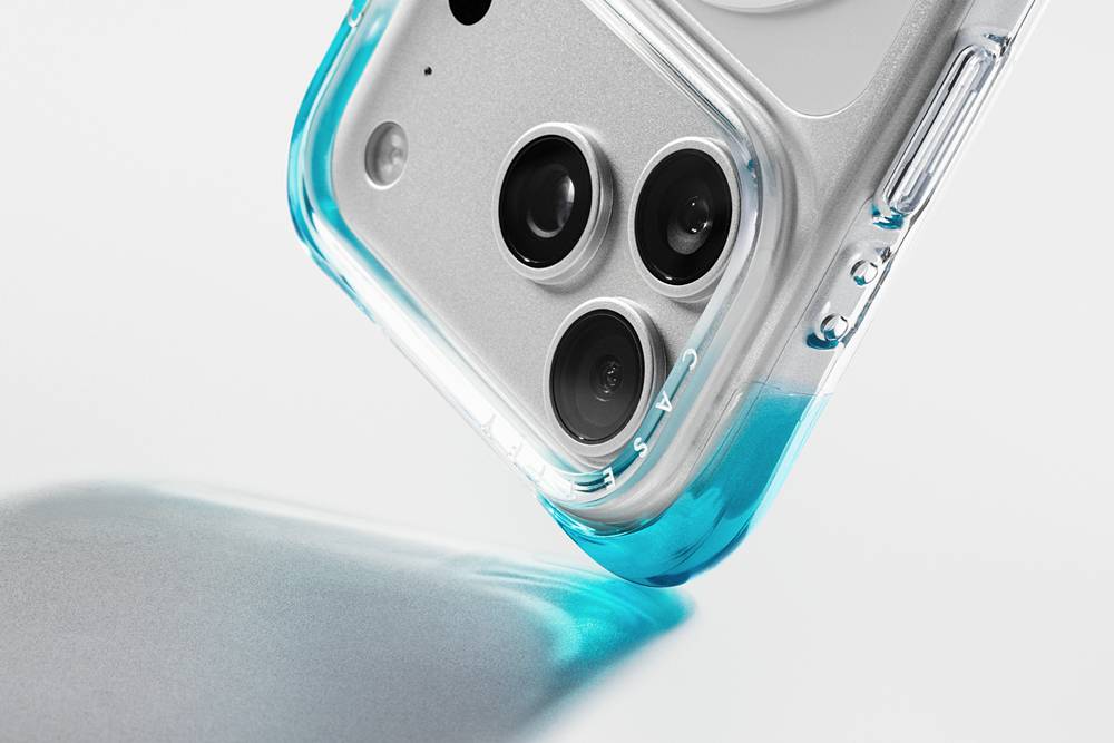 CASETiFY 推出 iPhone 18 Pro 透明殼新配色！新增質感灰、透亮藍邊角