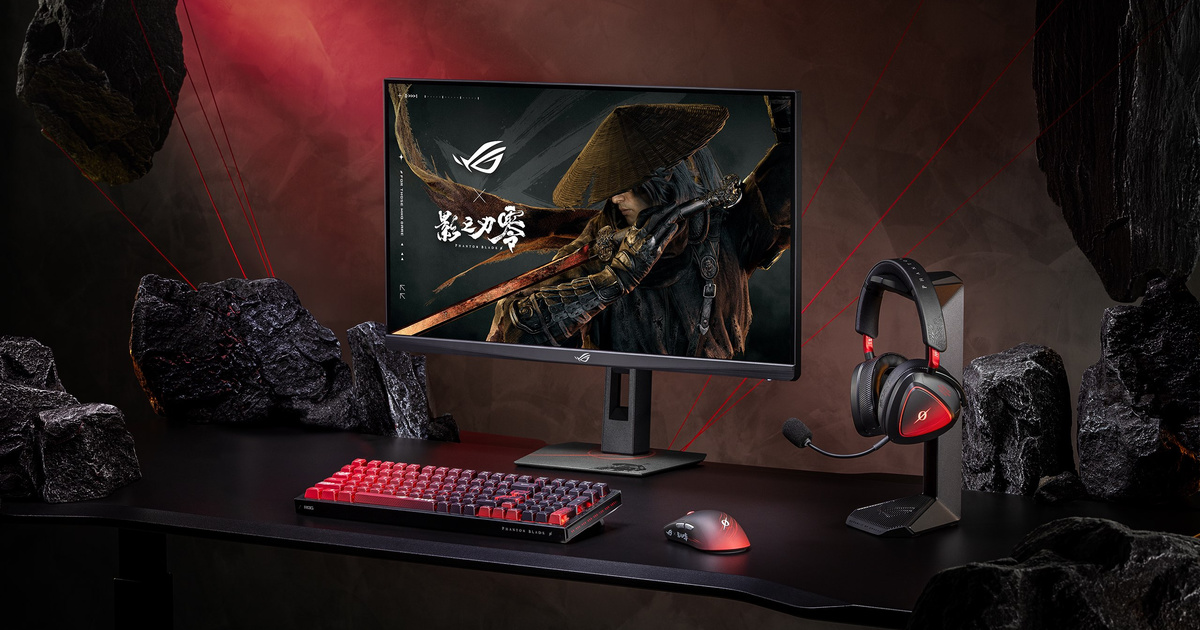ROG 攜手《影之刃零》推出暗黑武俠聯名電競裝備！4K 雙模螢幕、鍵盤滑鼠耳機全到齊，最低 1,990 元起