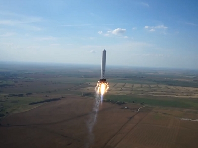 Space X 火箭試射：騰空高度超過325公尺，懸停技術成亮點
