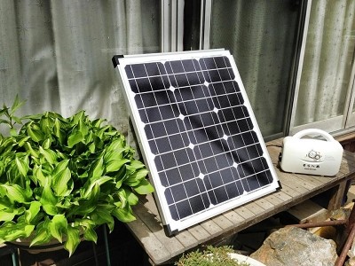 家用小型太陽能發電機 可放陽台蓄電的日本tiny Light T客邦