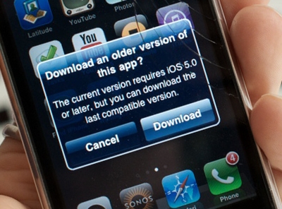 老 iPhone 使用者的福音！ Apple 支援舊設備下載可以使用的舊版本app