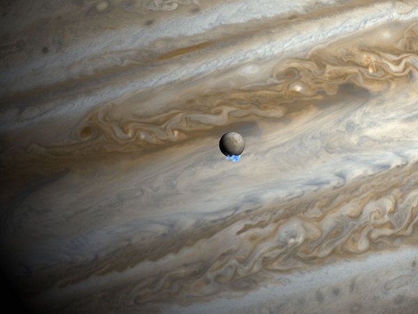 哈柏望遠鏡發現木衛二噴發出水蒸氣！