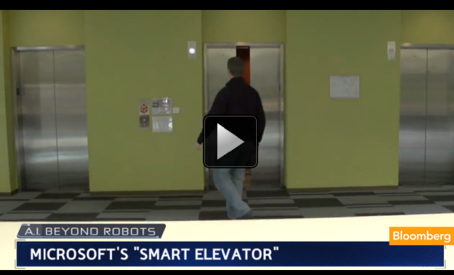 微軟研發「智慧電梯」，透過 AI 人工智慧判斷你想去哪層樓