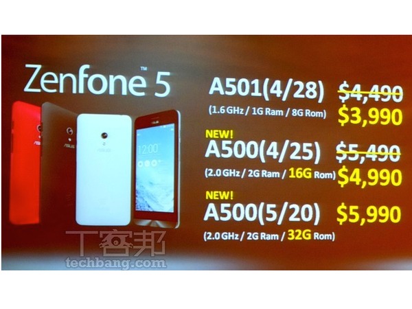 華碩董事長施崇棠親上火線說明， ZenFone 手機提升規格、降價再出發