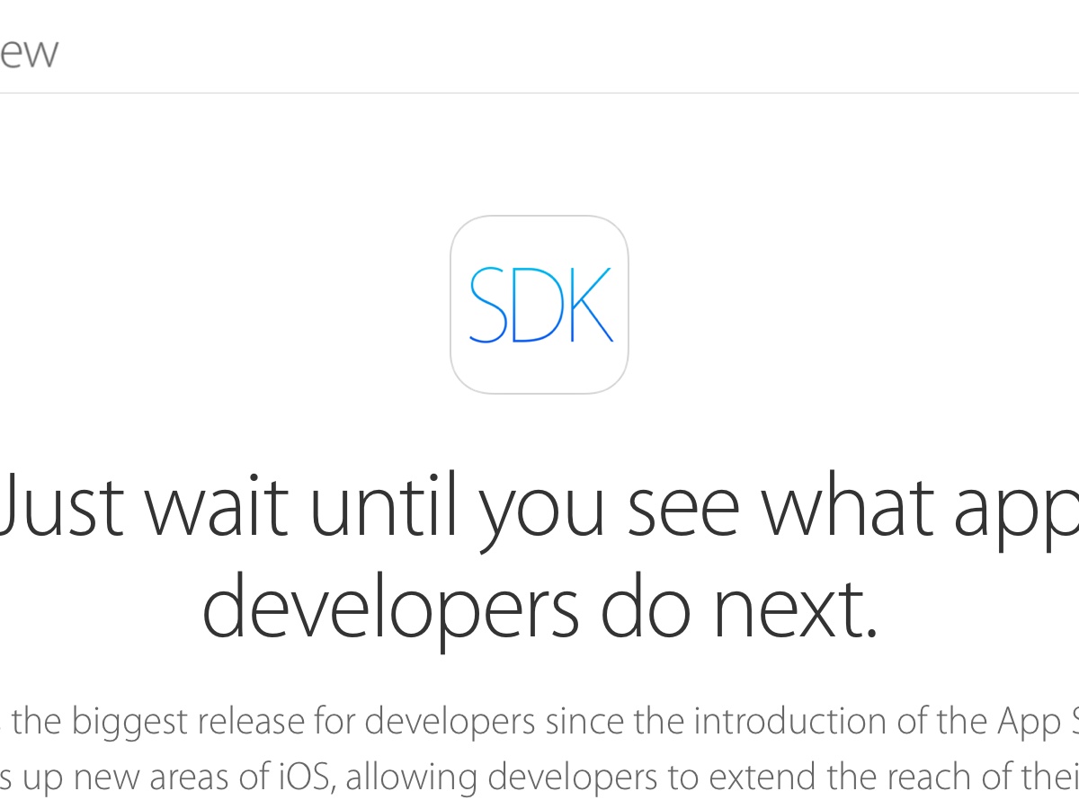 WWDC 2014：可能是 iOS 發佈以來最大的改變，iOS 8 開發者套件整理