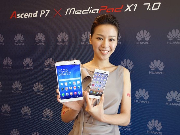 華為 4G 手機 Ascend P7、平板 MediaPad X1 在台上市，中華電信獨賣最低 0 元起