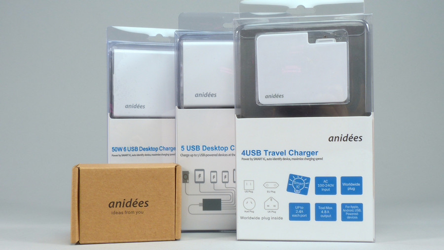 Anidees 多埠智慧型 USB 充電器，電壓穩定度實測