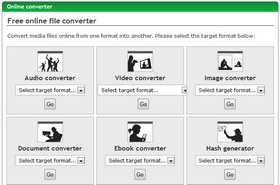 Online converter：轉什麼檔？通通丟上雲端轉！