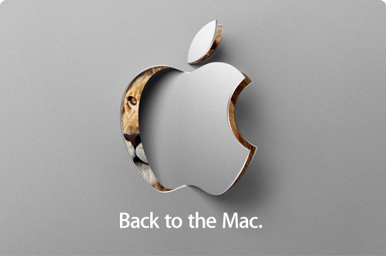 Apple 預告10月20日「Back to the Mac」