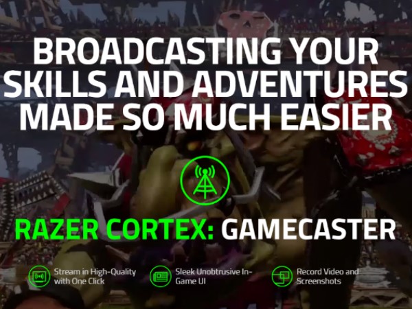 Razer 發表免費遊戲直播軟體 Cortex：Gamecaster