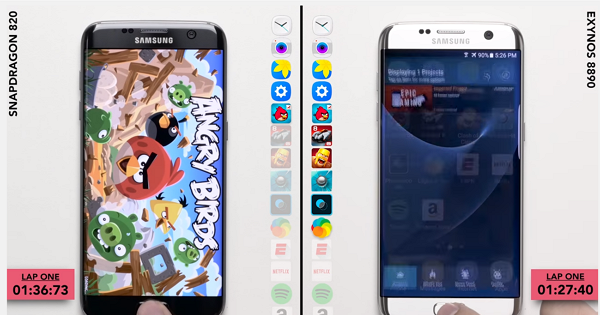 Samsung Galaxy S7的兩種處理器版本：Exynos 8890 與驍龍 820，誰秒殺誰？