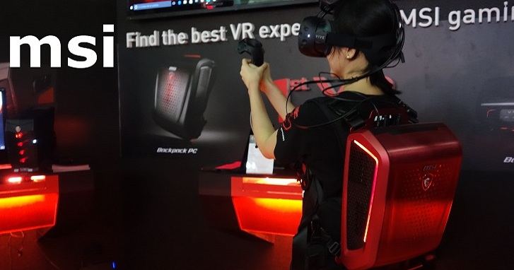 msi GT83S 與 GT73S 電競筆電支援 VR，再展出 VR Backpack 揹著體驗