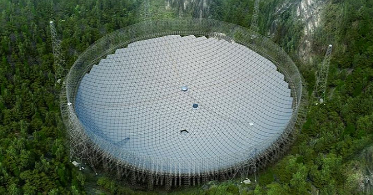 中國建造了一款世界上最大的電波望遠鏡 FAST