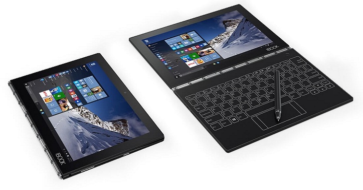 Lenovo 新款 Yoga Book 「無鍵盤」筆電，鍵盤還可以切換為大尺寸繪圖板