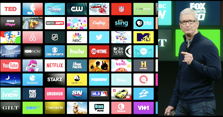 Apple TV 加入「TV」app，整合各串流影音還可以玩 Minecraft