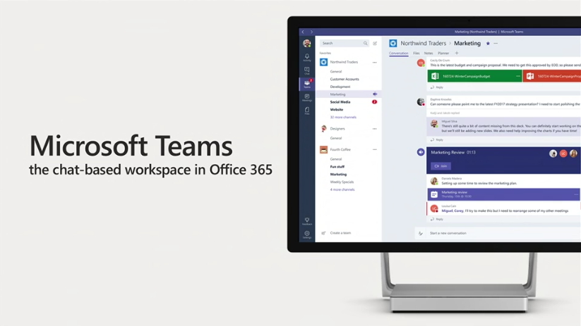 微軟發表Microsoft Teams：以聊天為基礎的協作環境、讓工作團隊虛擬溝通零時差